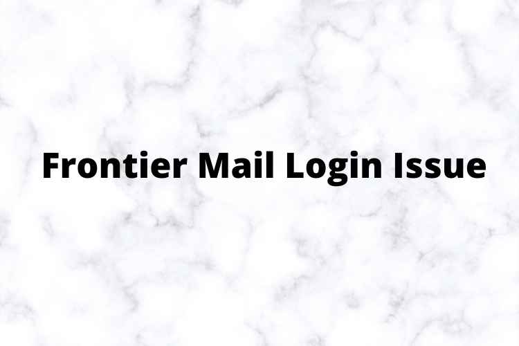 Frontier Mail Login Issue
